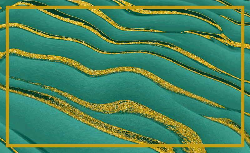 Dywan winylowy z efektem zielonego marmuru - TenStickers