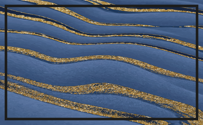 Dywan winylowy niebieski efekt marmuru - TenStickers