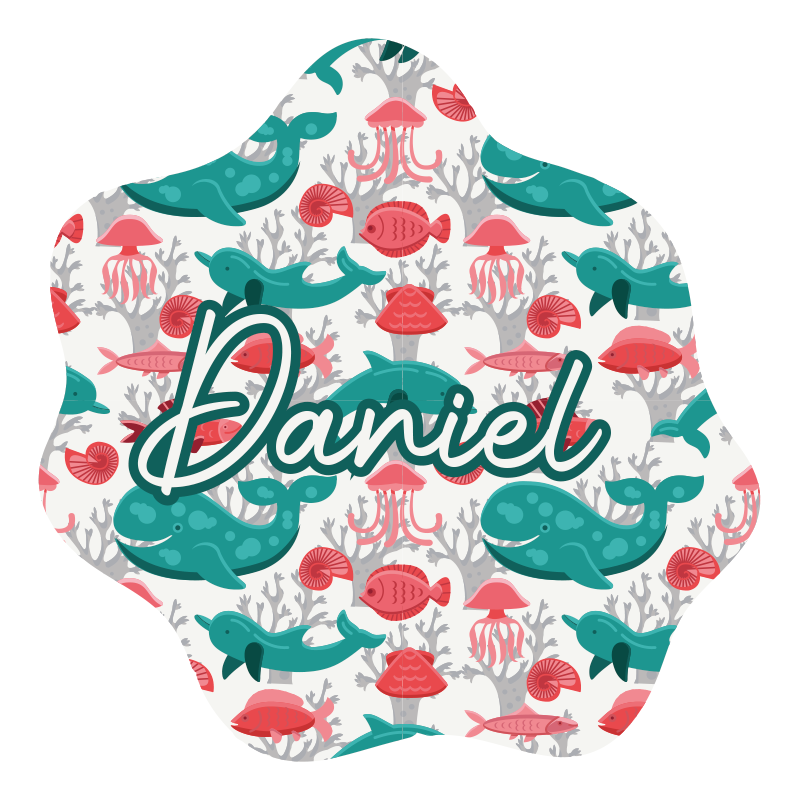 Dziecięcy dywan winylowy niestandardowa wyprawa podwodna - TenStickers