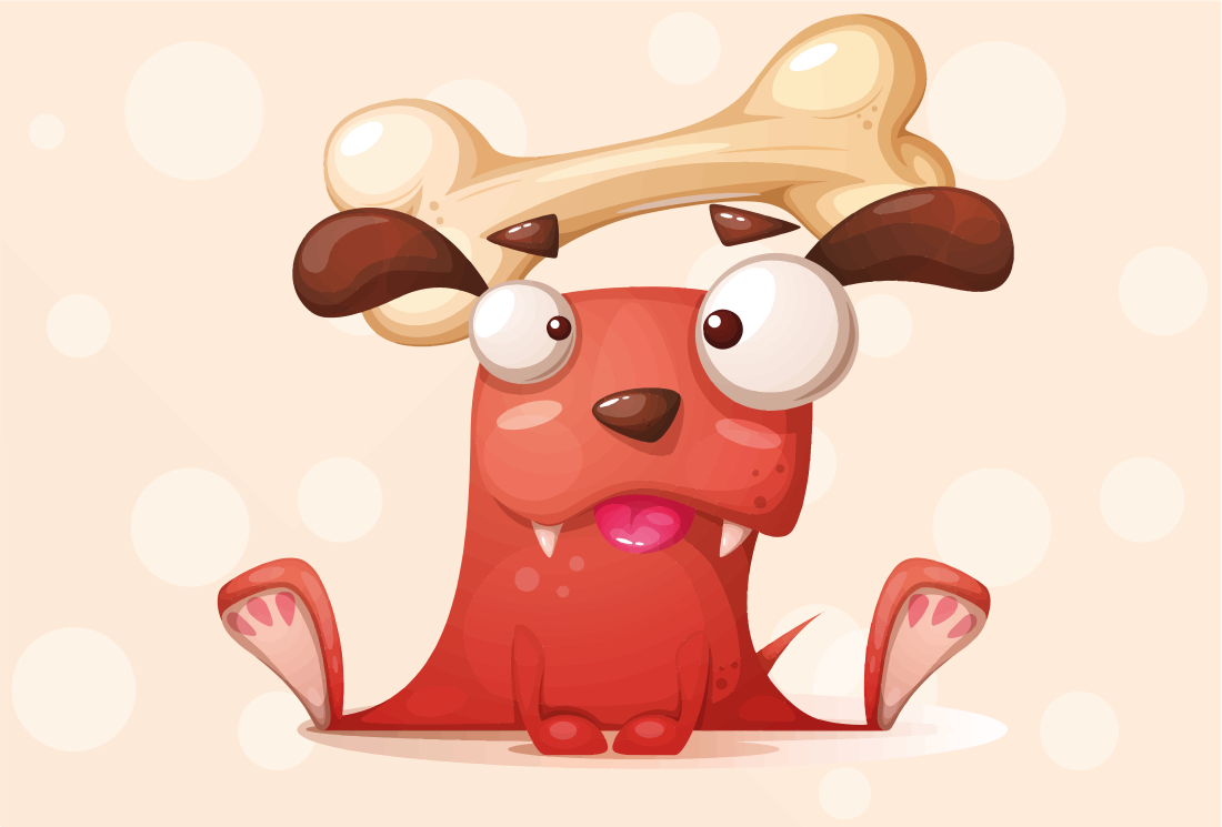 Dywan winylowy dziecięcy wesoły szczeniak - TenStickers