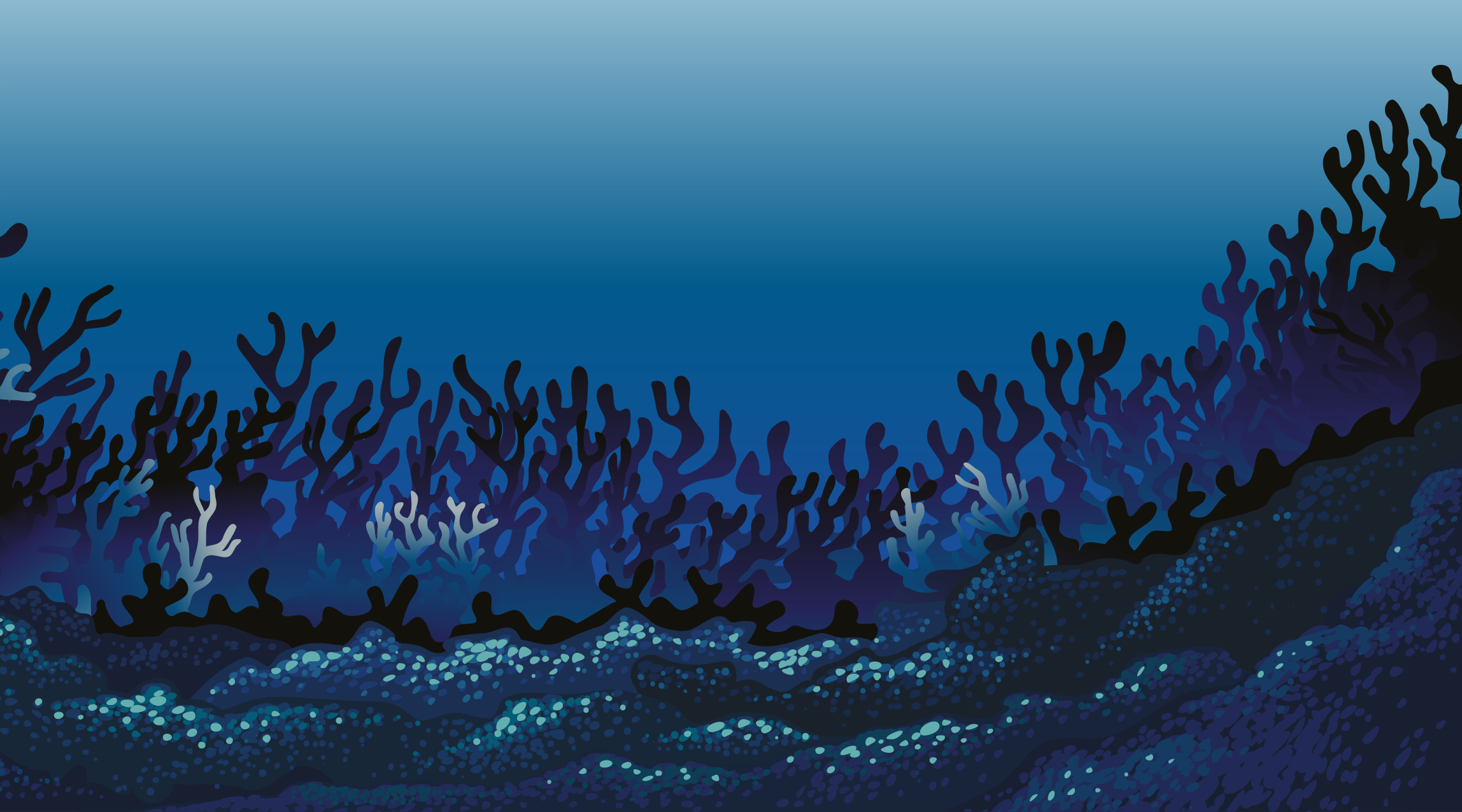 Dywan winylowy natura wzory raf koralowych - TenStickers