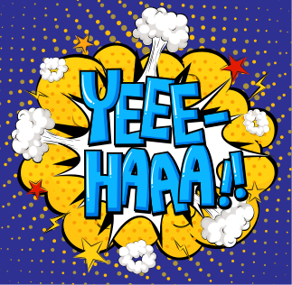 Dywan winylowy dla nastolatków komiczny wybuch akcji - TenStickers