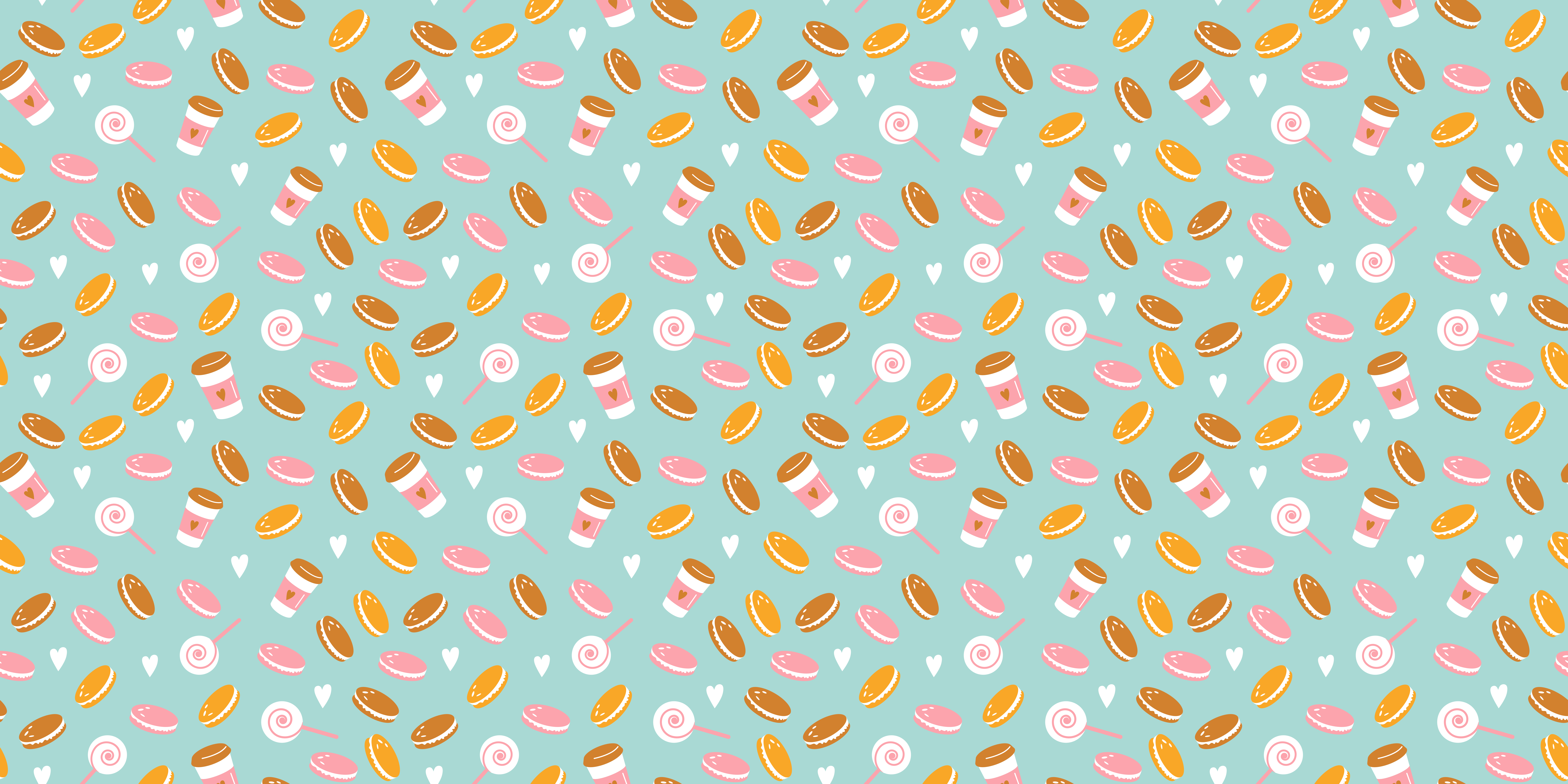 Dziecięcy dywan winylowy kolekcja pysznych przysmaków - TenStickers