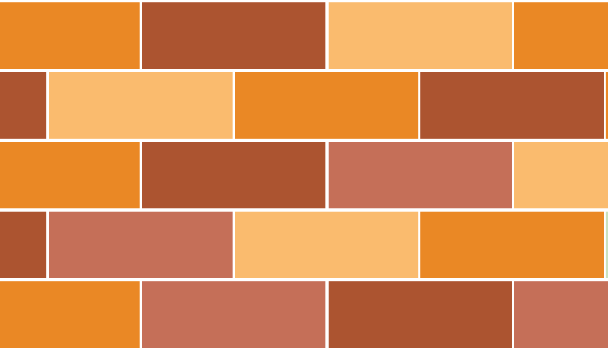 Pomarańczowy dywan płytki podłogowe - TenStickers