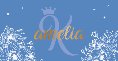 Dywan winylowy dla nastolatków nazwa kwiatu i inicjał - TenStickers