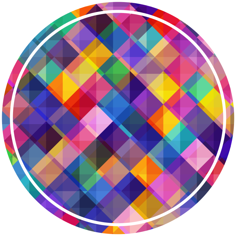 Dywan winylowy wzór geometryczny kolorowy patchwork - TenStickers