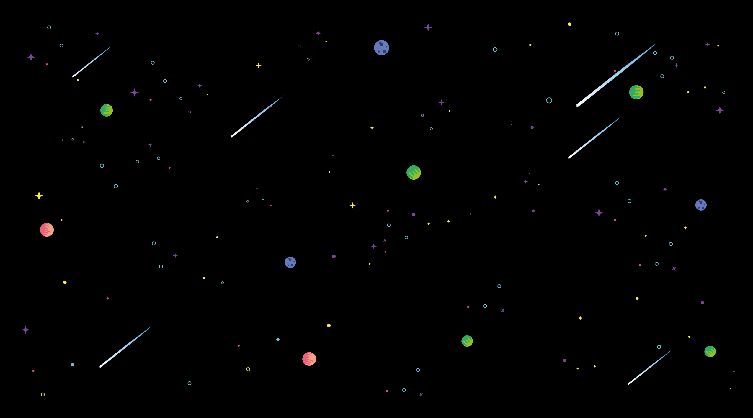 Dywan winylowy w gwiazdki kosmiczne niebo gwiaździste - TenStickers