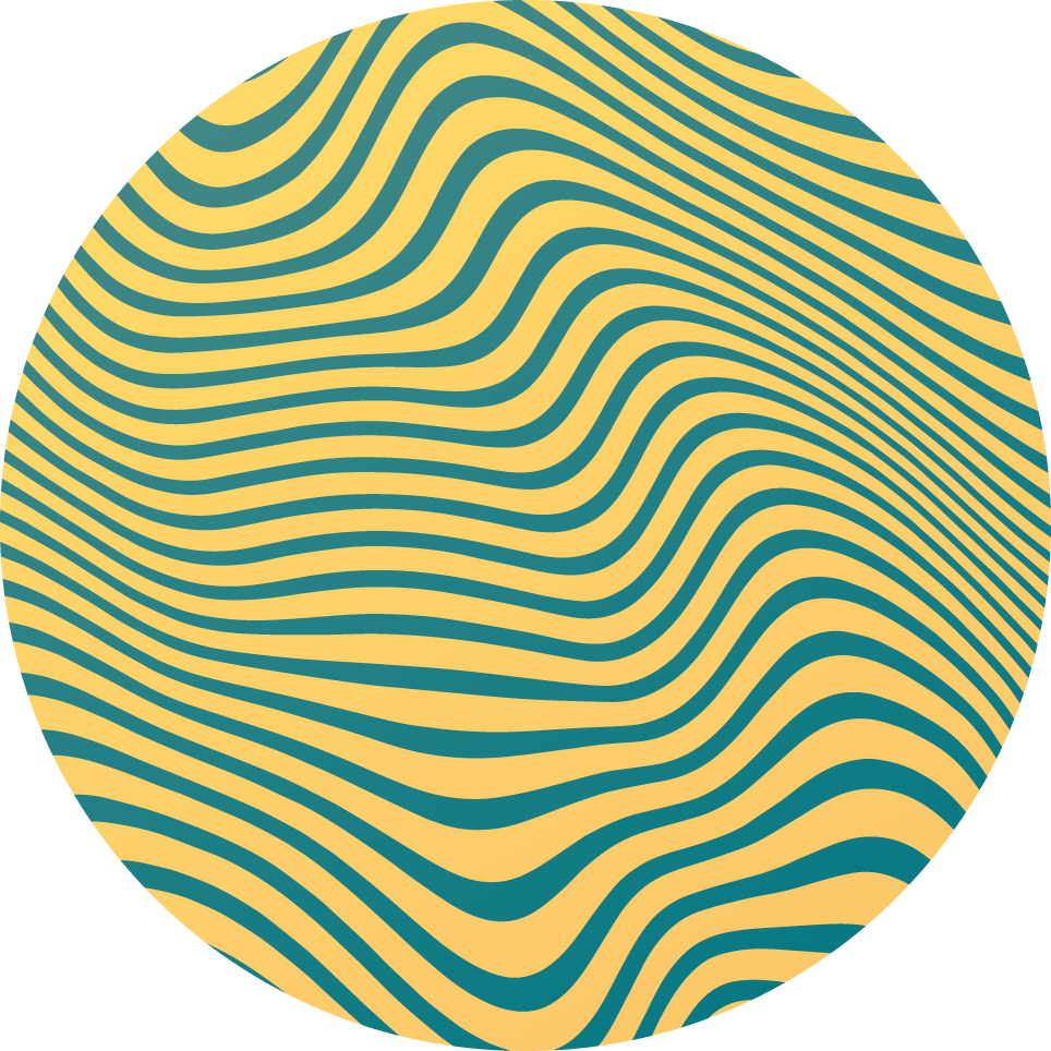 Dywan winylowy w paski koncepcja linii krzywej - TenStickers