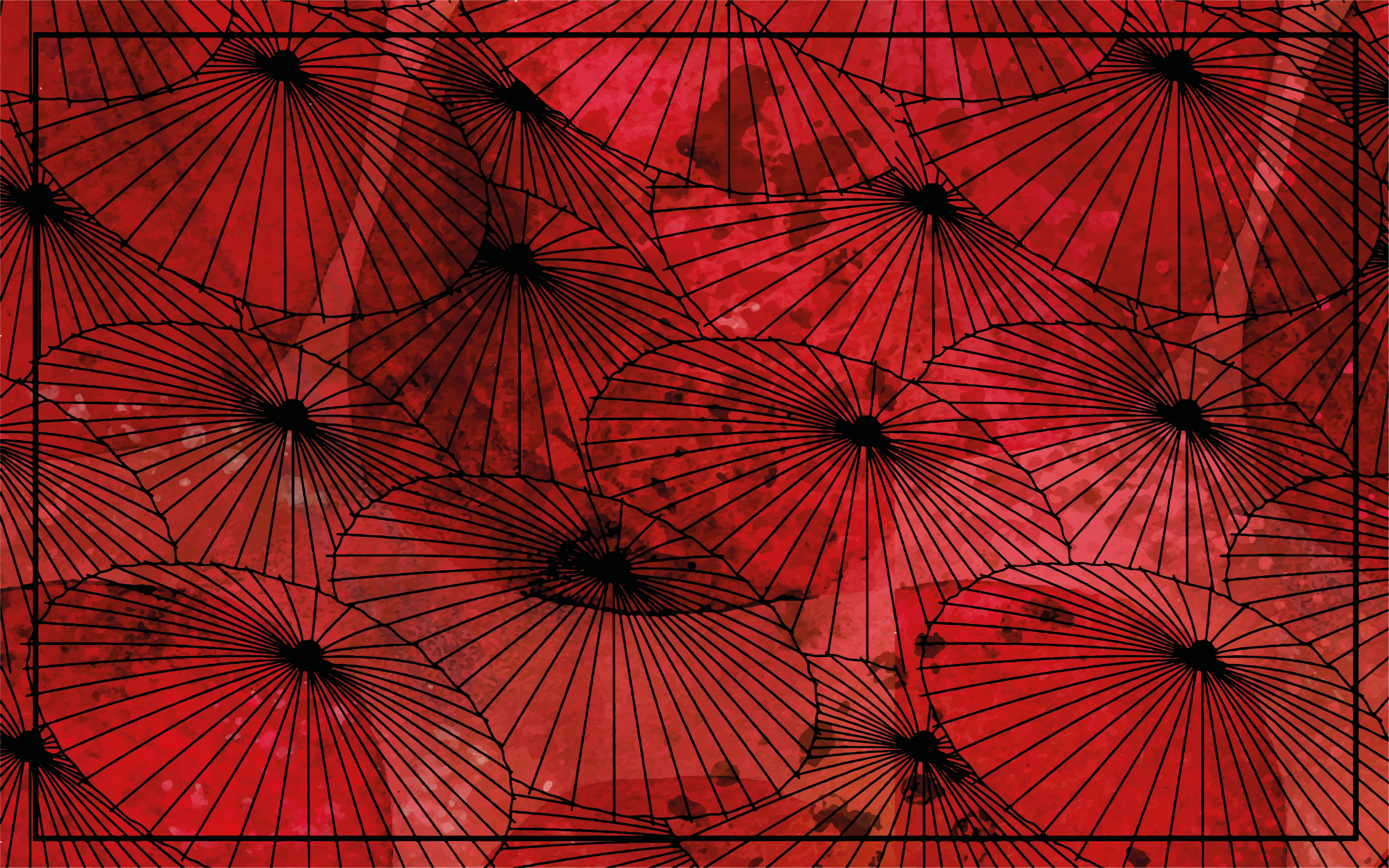 Dywan winylowy tekstura wzorzysta czerwona faktura - TenStickers