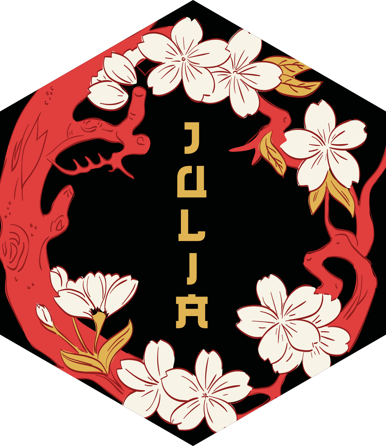 Dywan winylowy z imieniem spersonalizowana harmonia kwiatowa - TenStickers