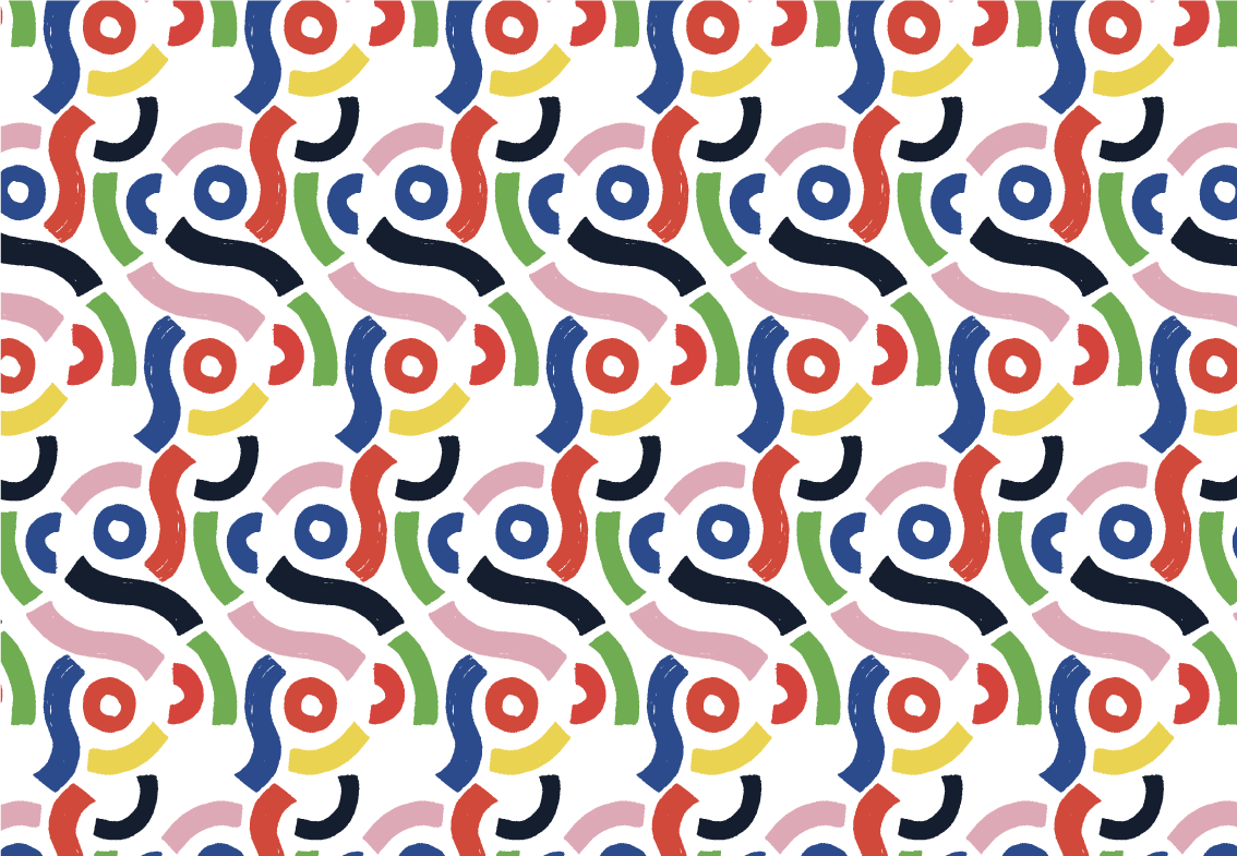 Dywan winylowy z mozaiką żywe geometryczne kształty - TenStickers