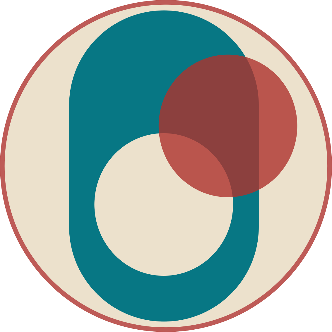 Nowoczesny dywan winylowy kręgi w harmonii - TenStickers