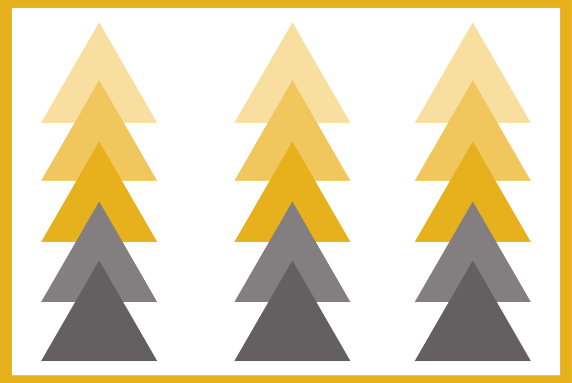 Dywan winylowy wzór geometryczny trójkątna kaskada kolorów - TenStickers