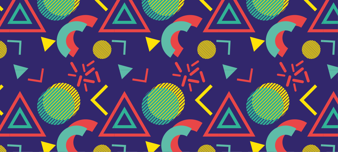 Dywan winylowy wzór geometryczny Żywe motywy geometryczne - TenStickers