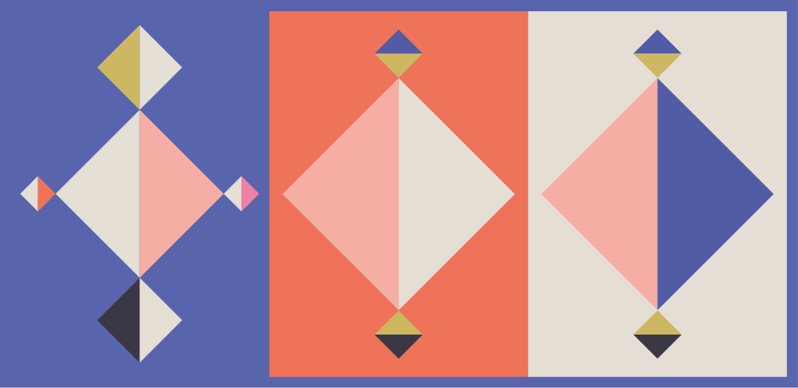 Dywan winylowy wzór geometryczny formy abstrakcyjne - TenStickers