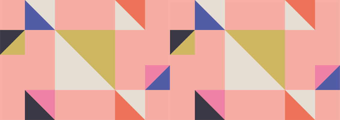 Dywan winylowy wzór geometryczny nowoczesne trójkąty - TenStickers