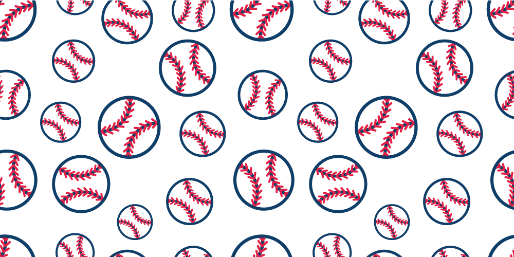Dywan winylowy z grą wzór baseballowy - TenStickers