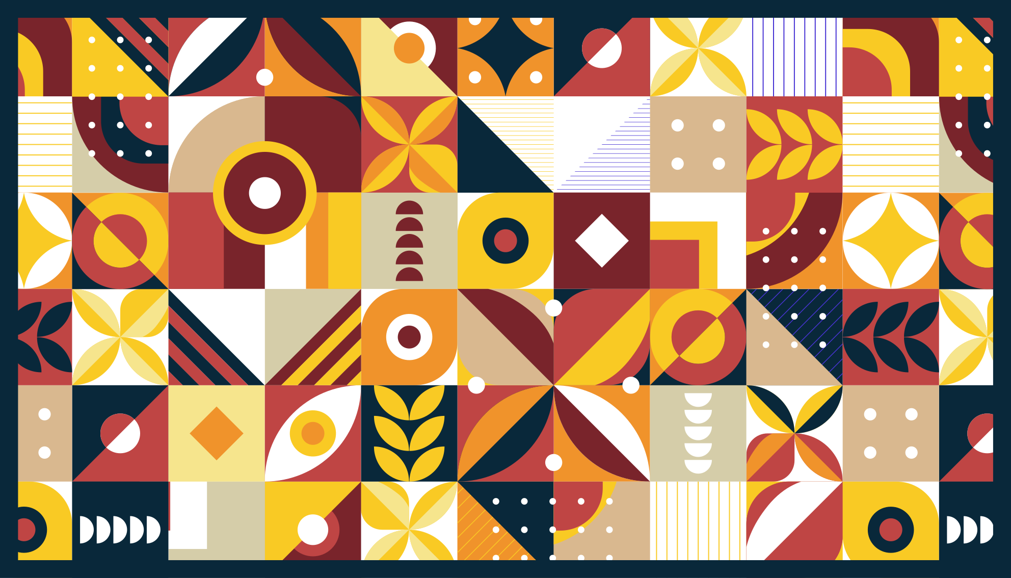 Dywan winylowy imitacja płytek żywe kompozycje - TenStickers