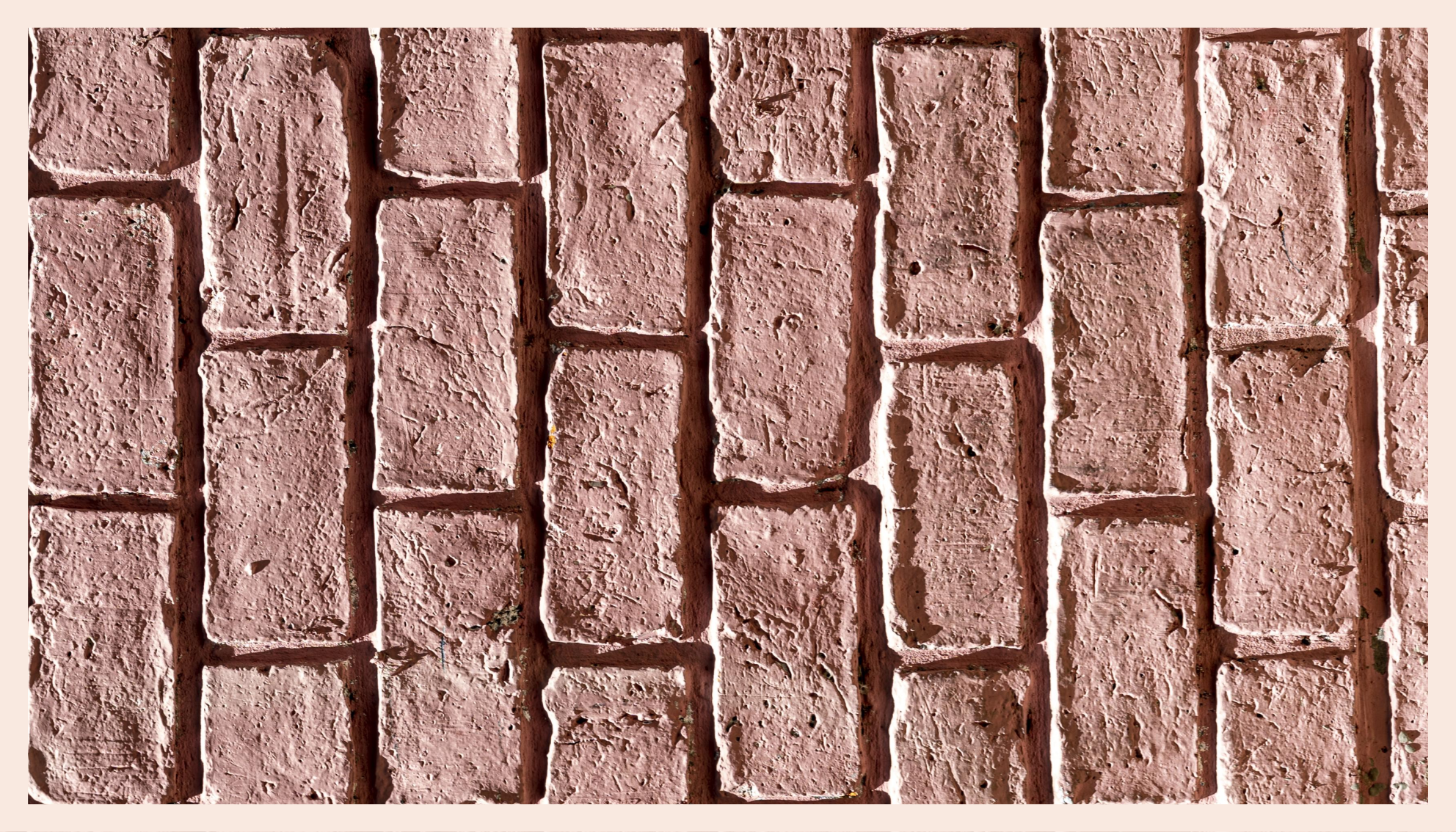 Dywan winylowy kamienie w stylu rustykalnej cegły - TenStickers