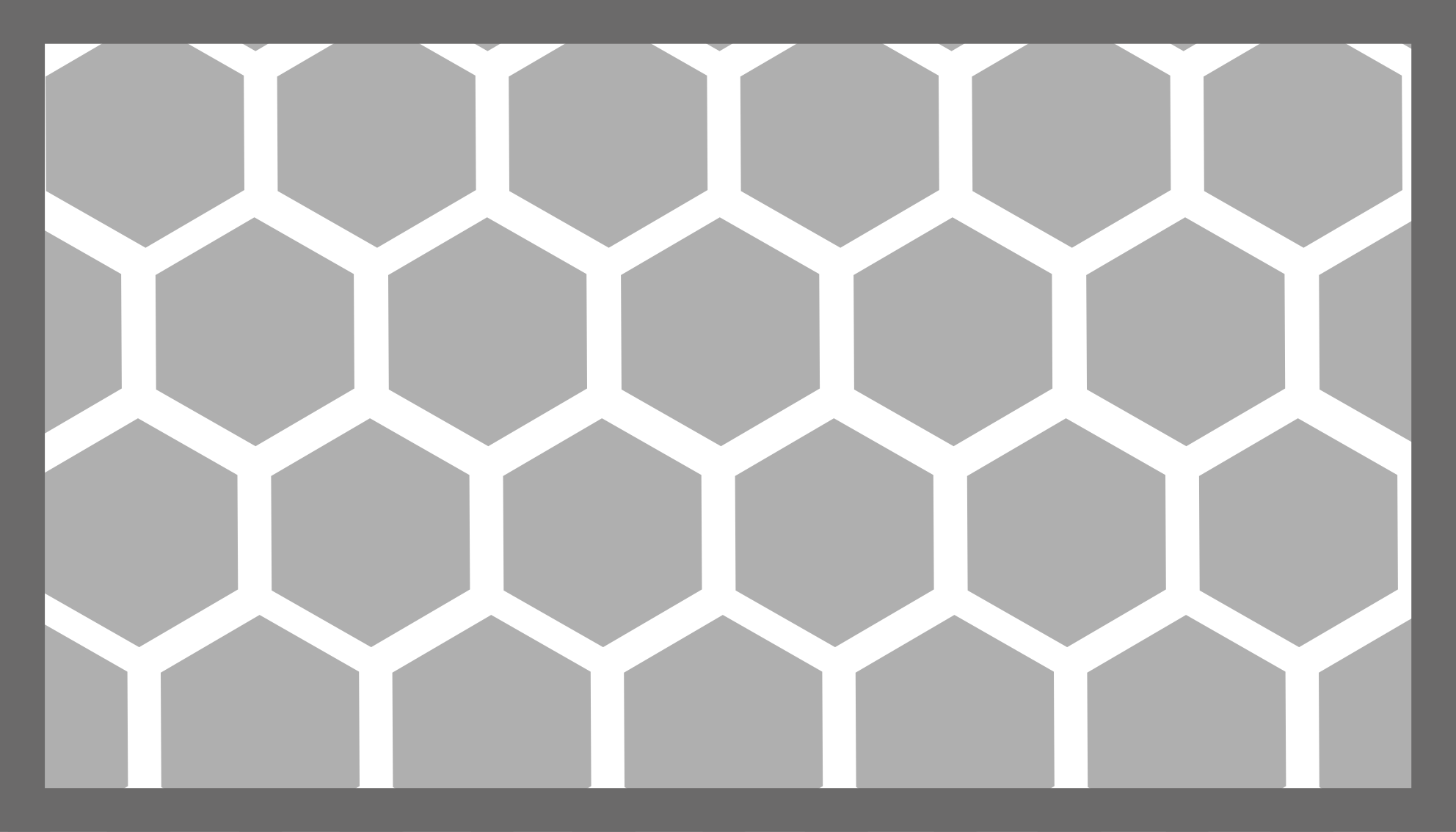 Dywan winylowy wzór geometryczny konfiguracja sześciokątna - TenStickers