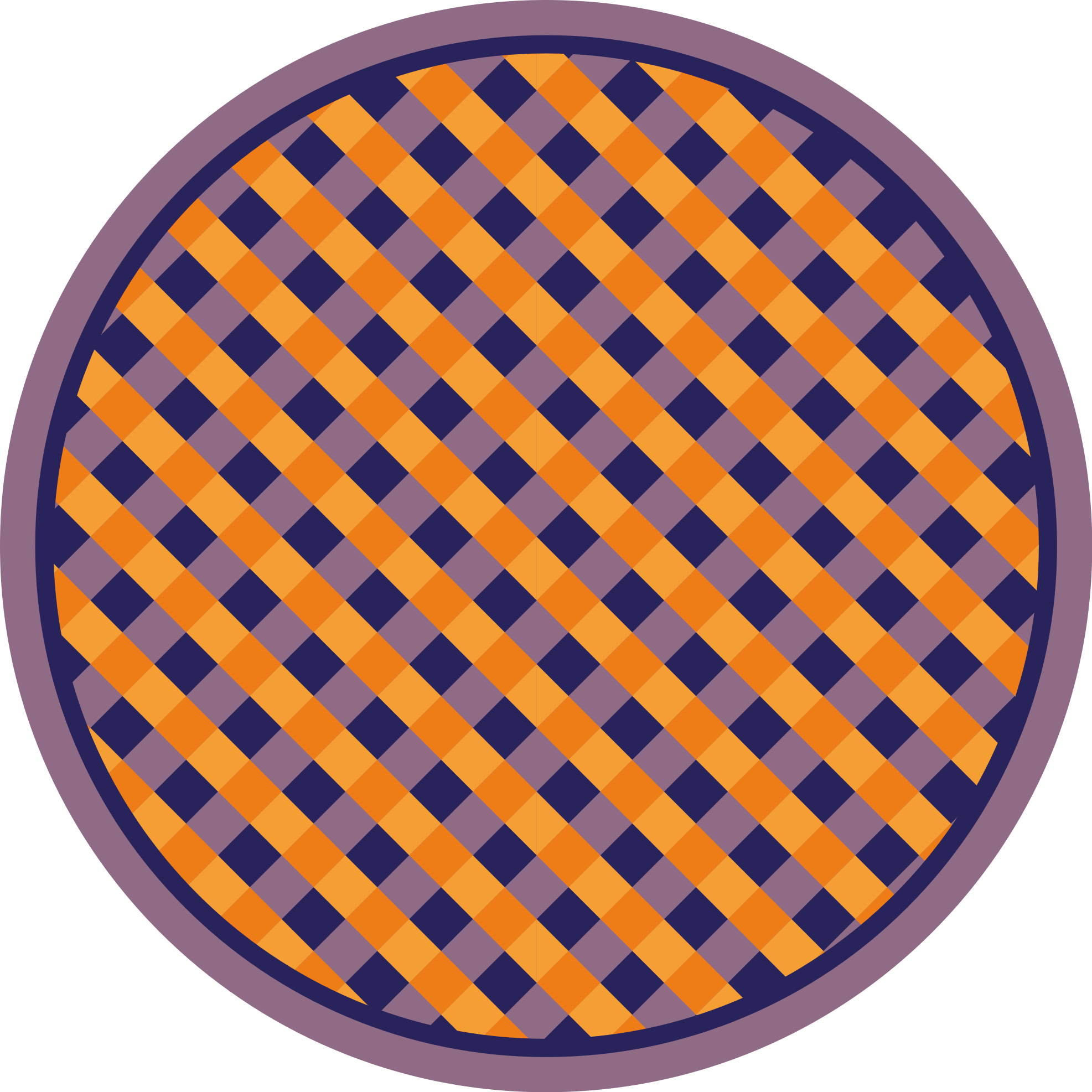 Dywan winylowy w paski wyrazisty wzór kratki - TenStickers