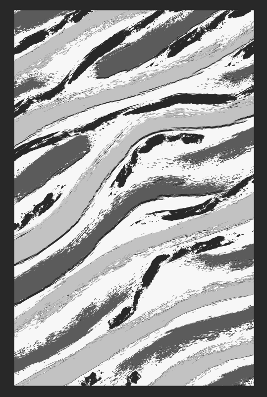 Dywan winylowy wzór zwierzęcy stylowe paski zebry - TenStickers