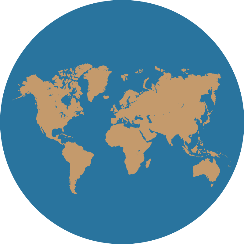 Dywan winylowy mapa świata odkrycie geograficzne - TenStickers