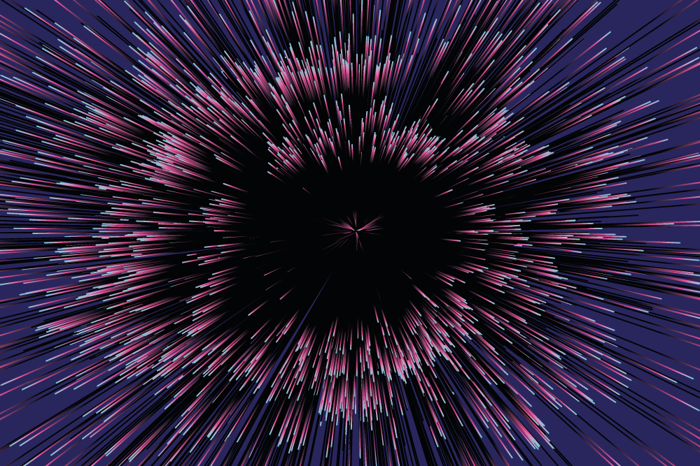 Dywan winylowy tekstura efekt dynamicznego wybuchu - TenStickers