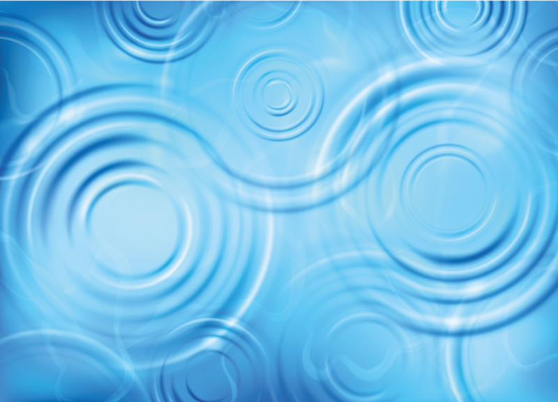 Dywan winylowy tekstura efekt fal wodnych - TenStickers