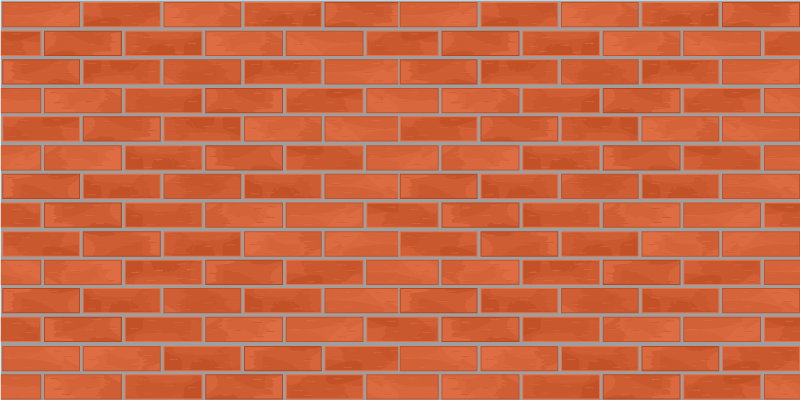 Dywan winylowy tekstura Wzór z czerwonych cegieł - TenStickers