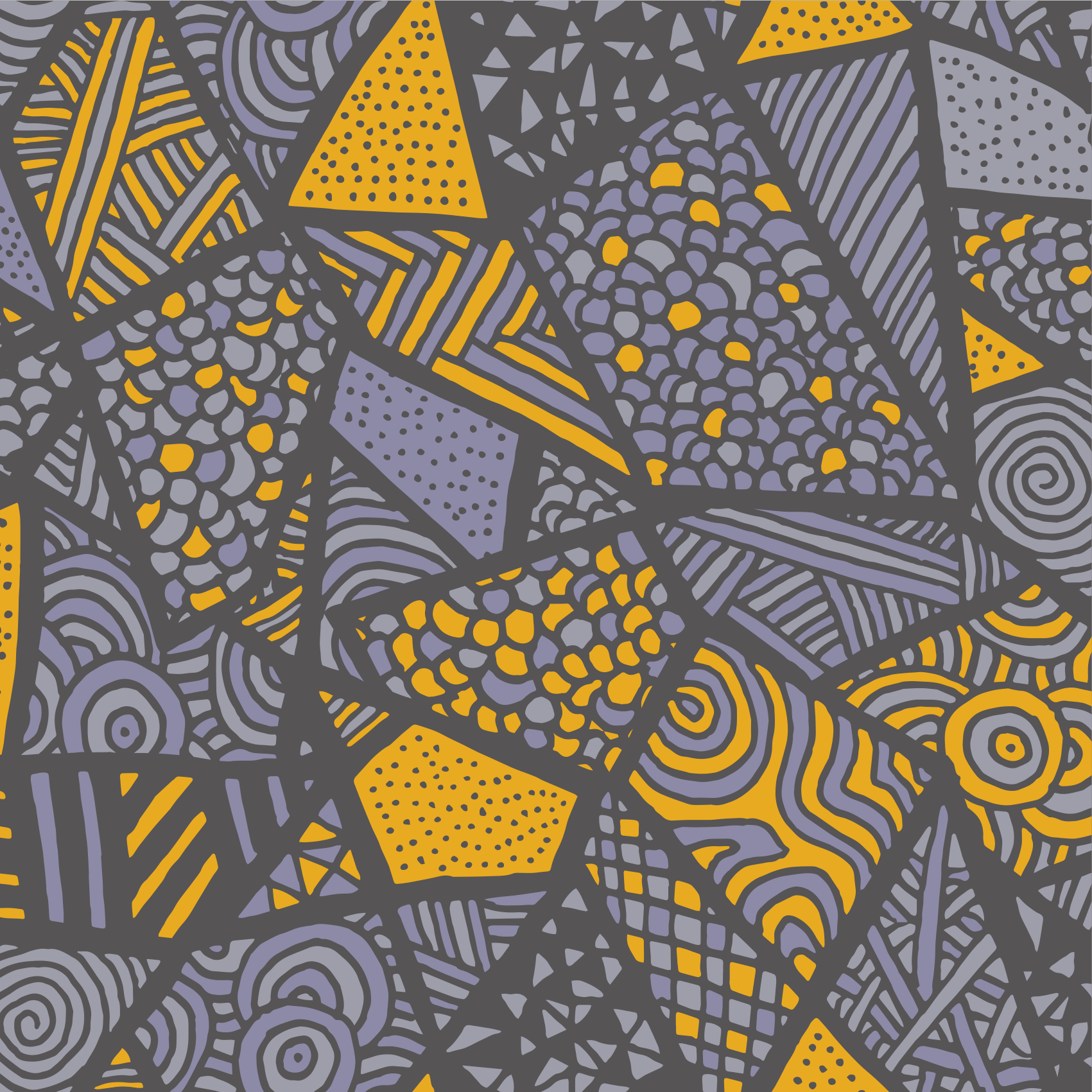 Dywan winylowy wzór geometryczny dynamiczne szare kształty - TenStickers