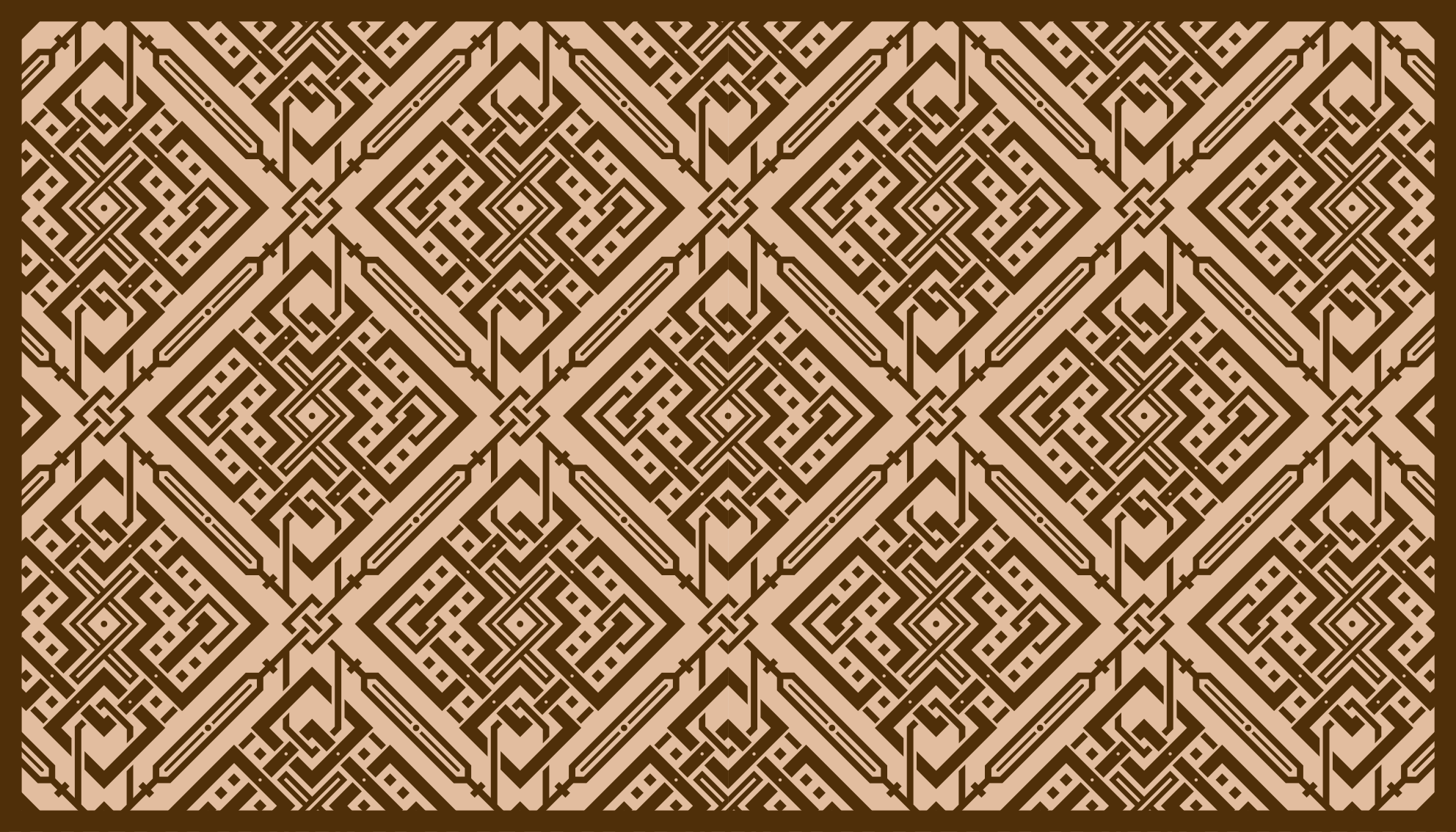 Dywan winylowy do salonu elegancki element geometryczny - TenStickers