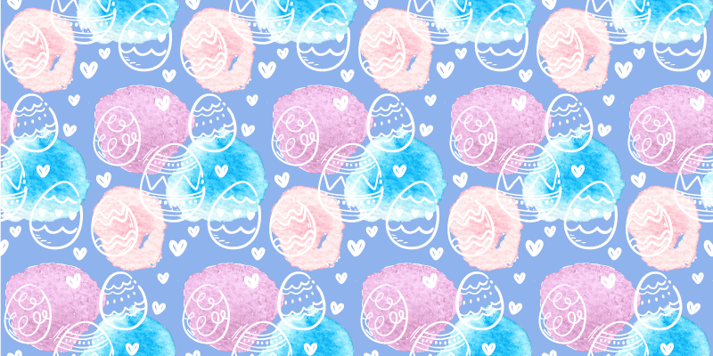 Dziecięcy dywan winylowy kolorowe pisanki - TenStickers