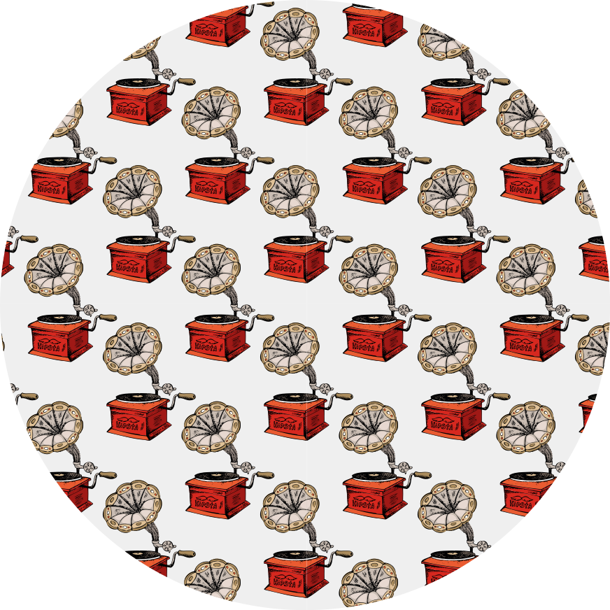 Dywan winylowy tekstura retro skrzynki muzyczne - TenStickers