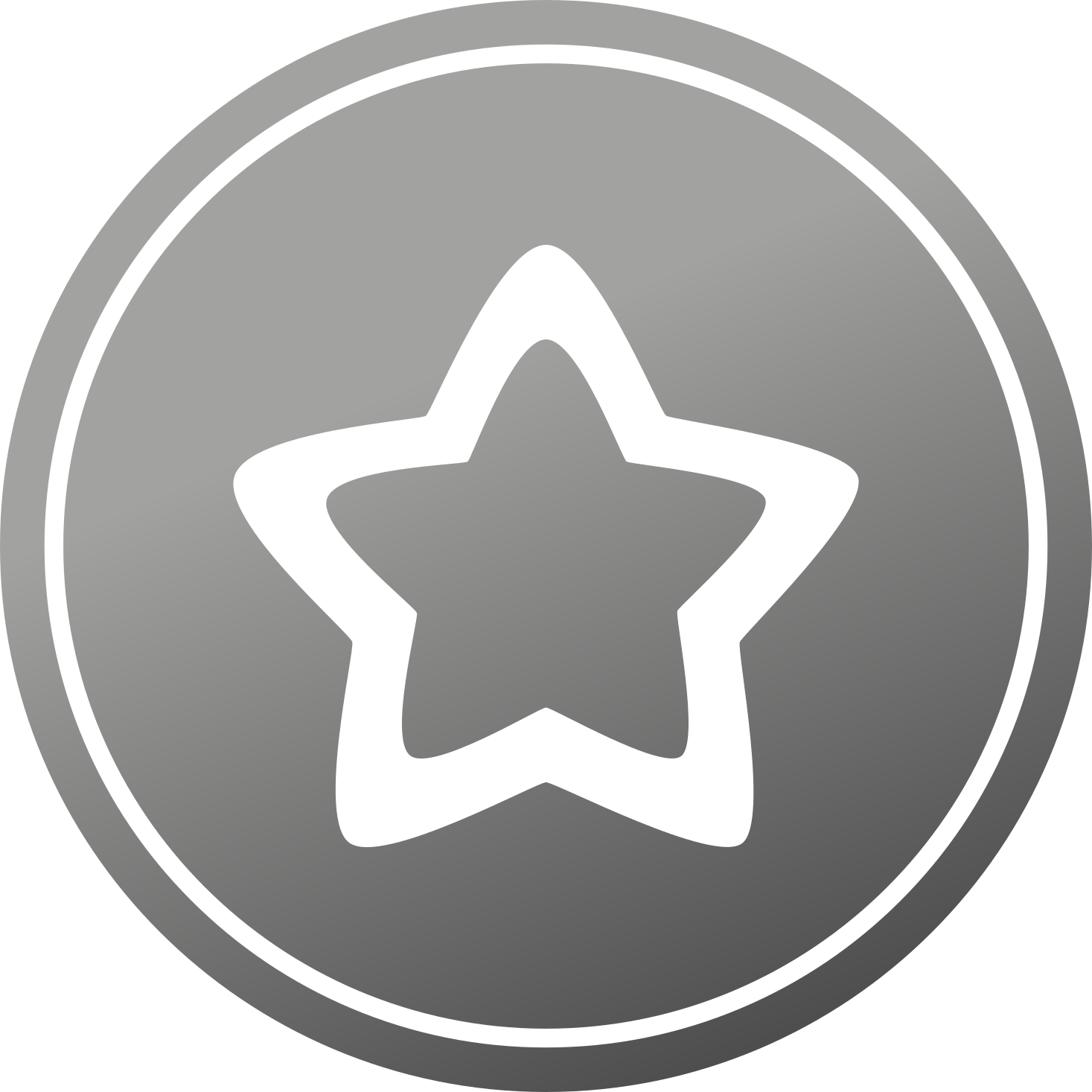 Dywan winylowy w gwiazdki w stylowym szarym wzorze - TenStickers