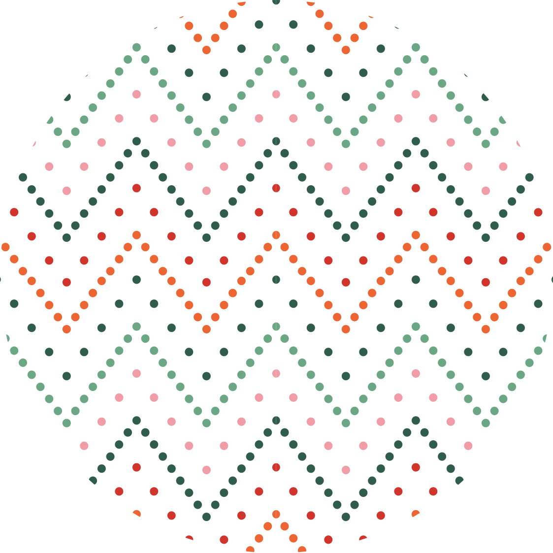 Dywan winylowy w gwiazdki wzór kropek szewronowych - TenStickers