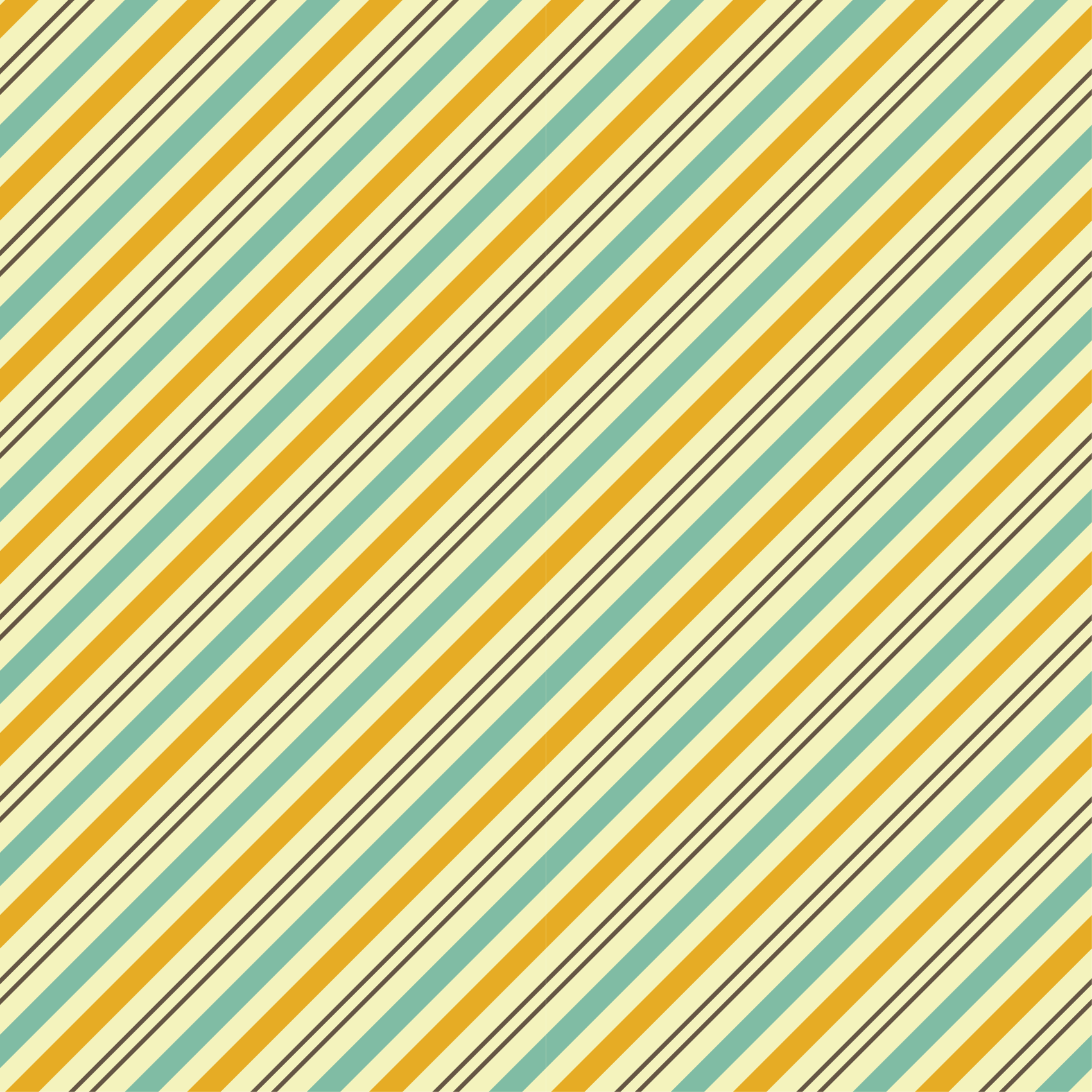 Dywan winylowy w paski Żywe paski koncept - TenStickers