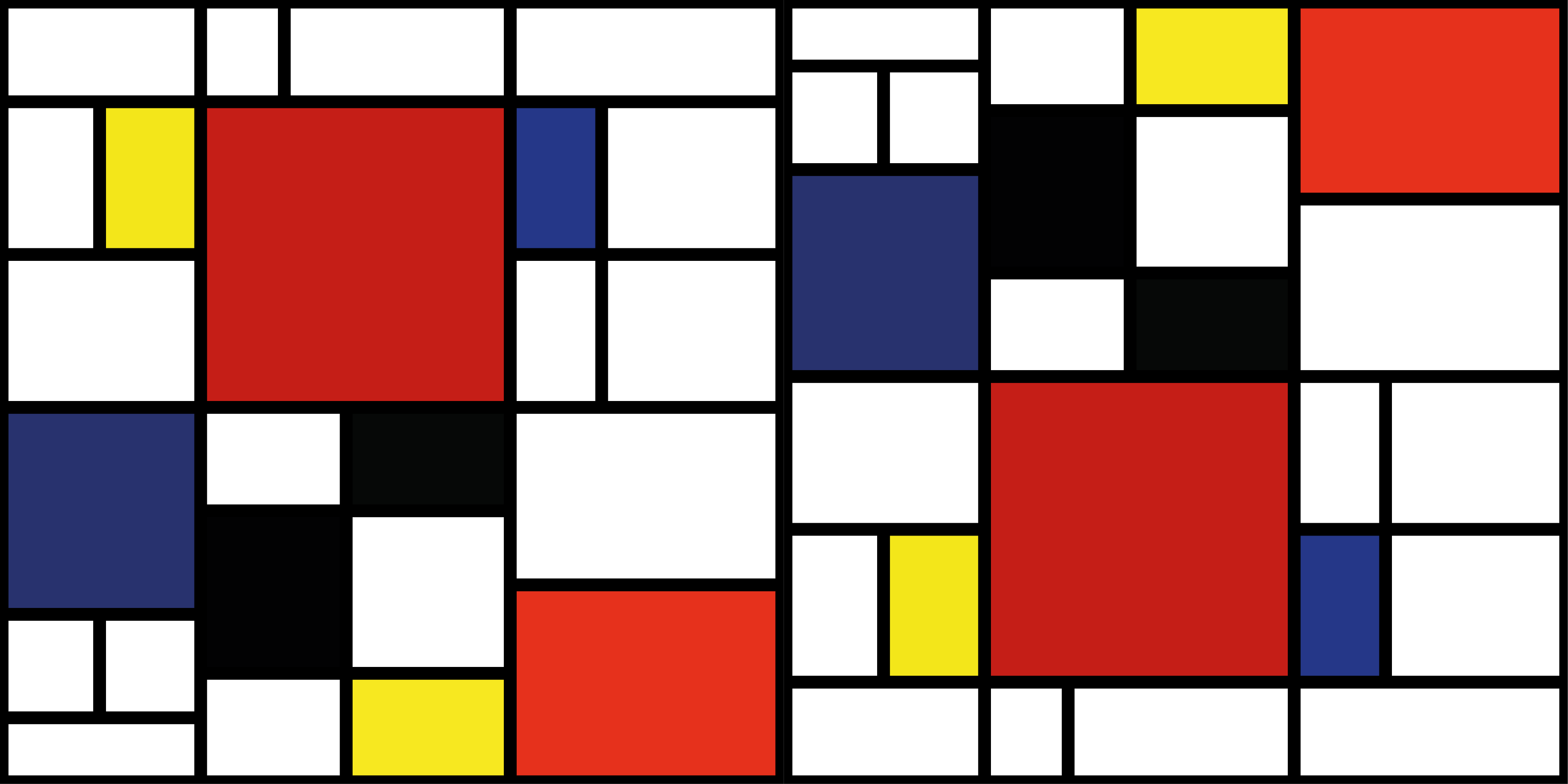 Nowoczesny dywan winylowy wzór bloków kolorów - TenStickers