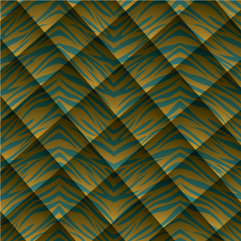 Kwadratowy dywan winylowy Zebra druku abstrakcyjne tło - TenStickers