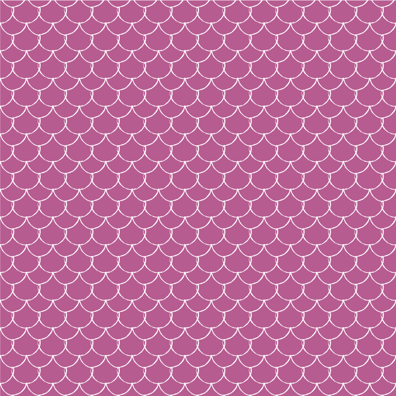 Kwadratowy dywan winylowy Mątwy mała syrenka różowa - TenStickers