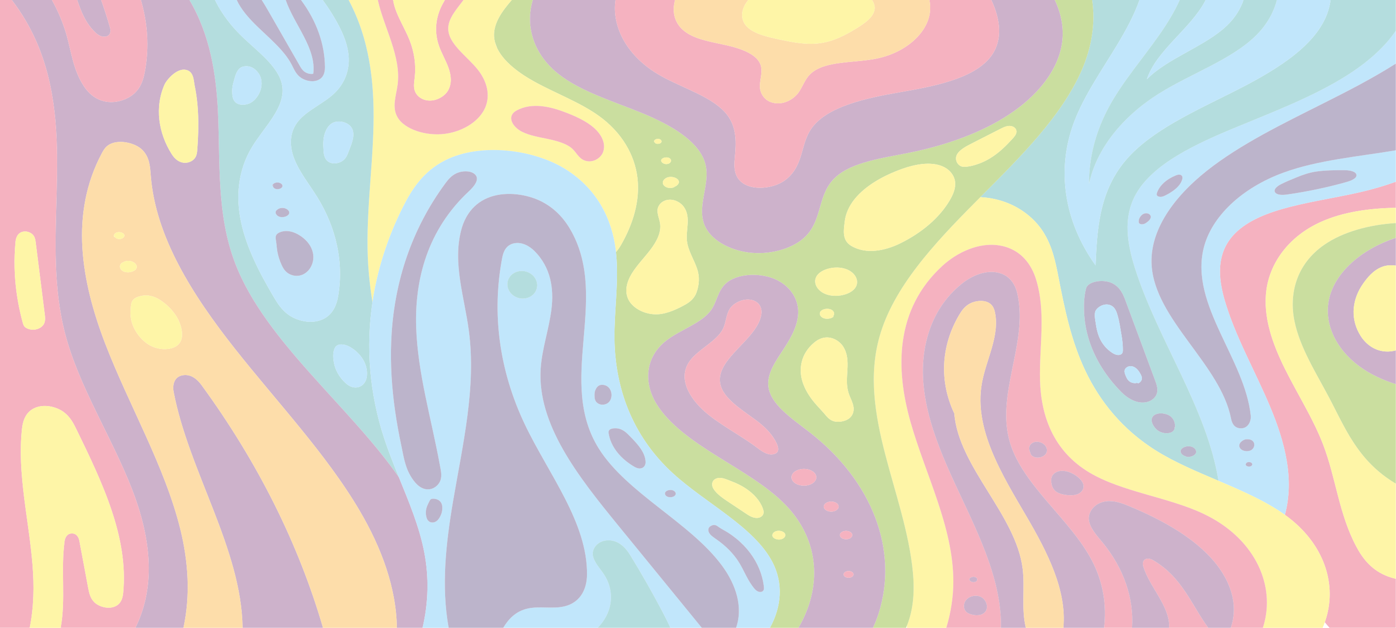 Dziecięcy dywan winylowy kolorowe abstrakcyjne fale - TenStickers