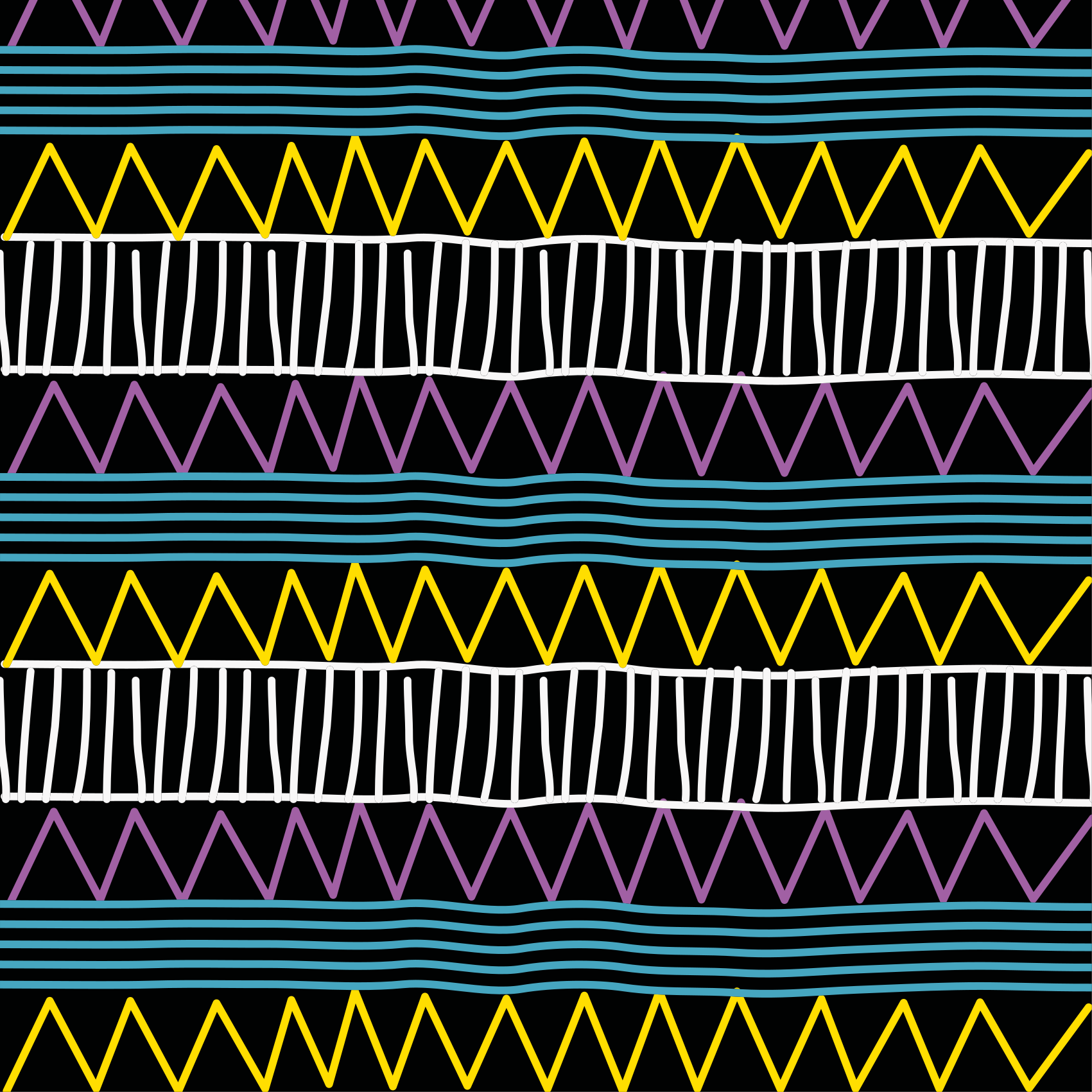 Dywan winylowy wzór geometryczny kolorowa zabawa wzorami - TenStickers