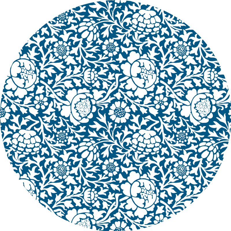 Dywan winylowy w kwiaty i rośliny styl floral - TenStickers