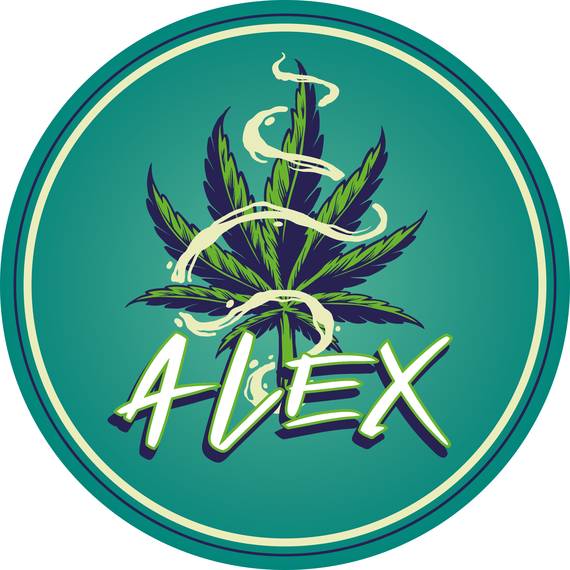 Dywan winylowy dla nastolatków krąg nazw - TenStickers