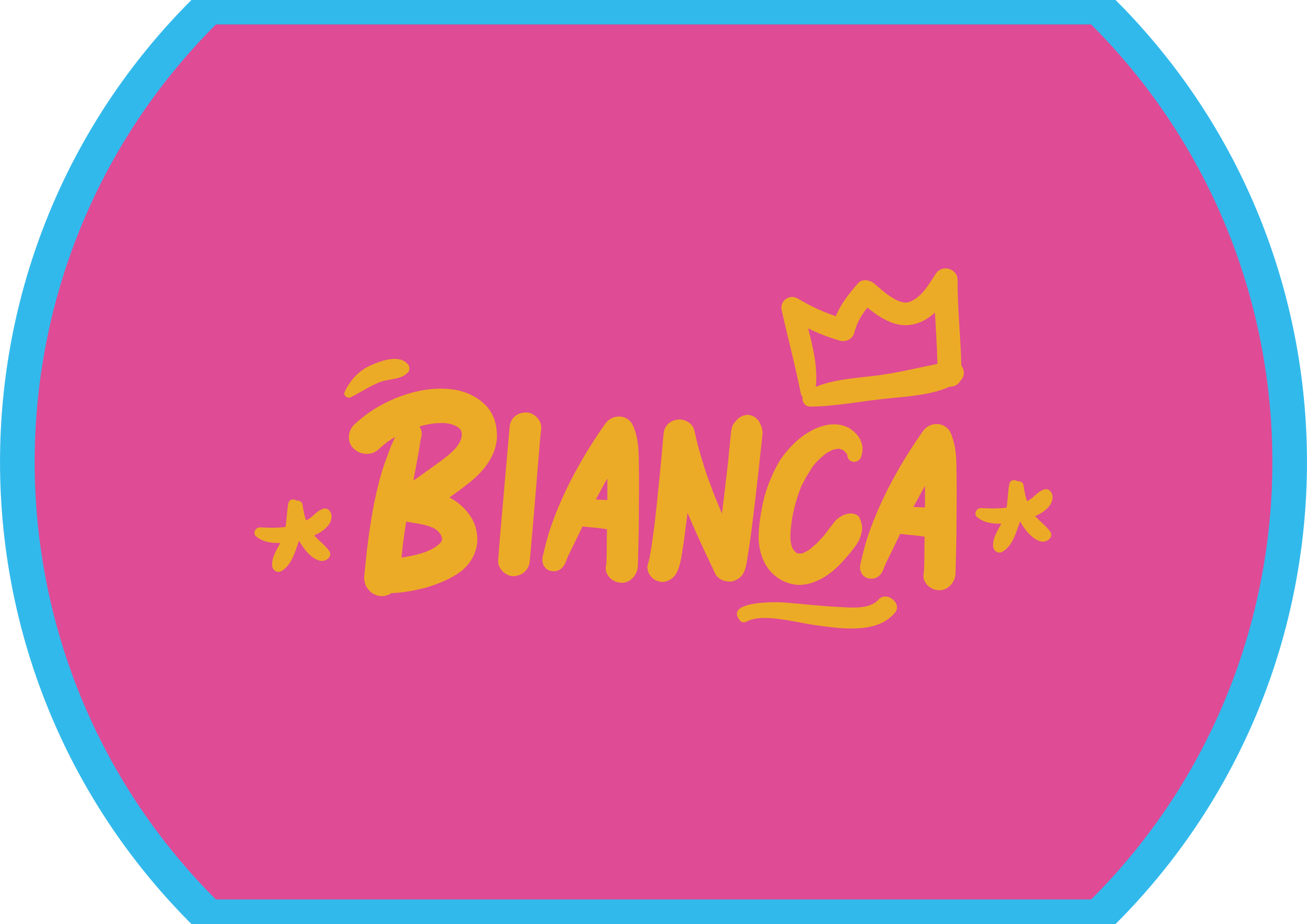 Dywan winylowy z imieniem w niebieskiej ramce - TenStickers
