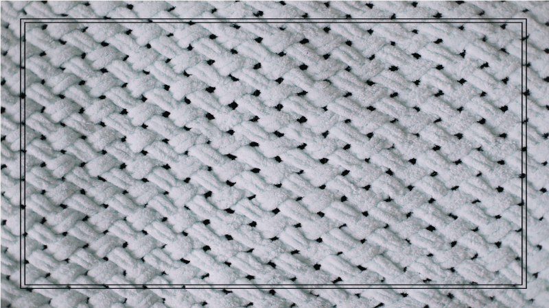 Dywan winylowy tekstura elegancki wzór dzianiny - TenStickers