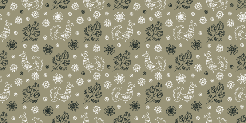 Dywan winylowy z imieniem urocze motywy zwierzęce - TenStickers