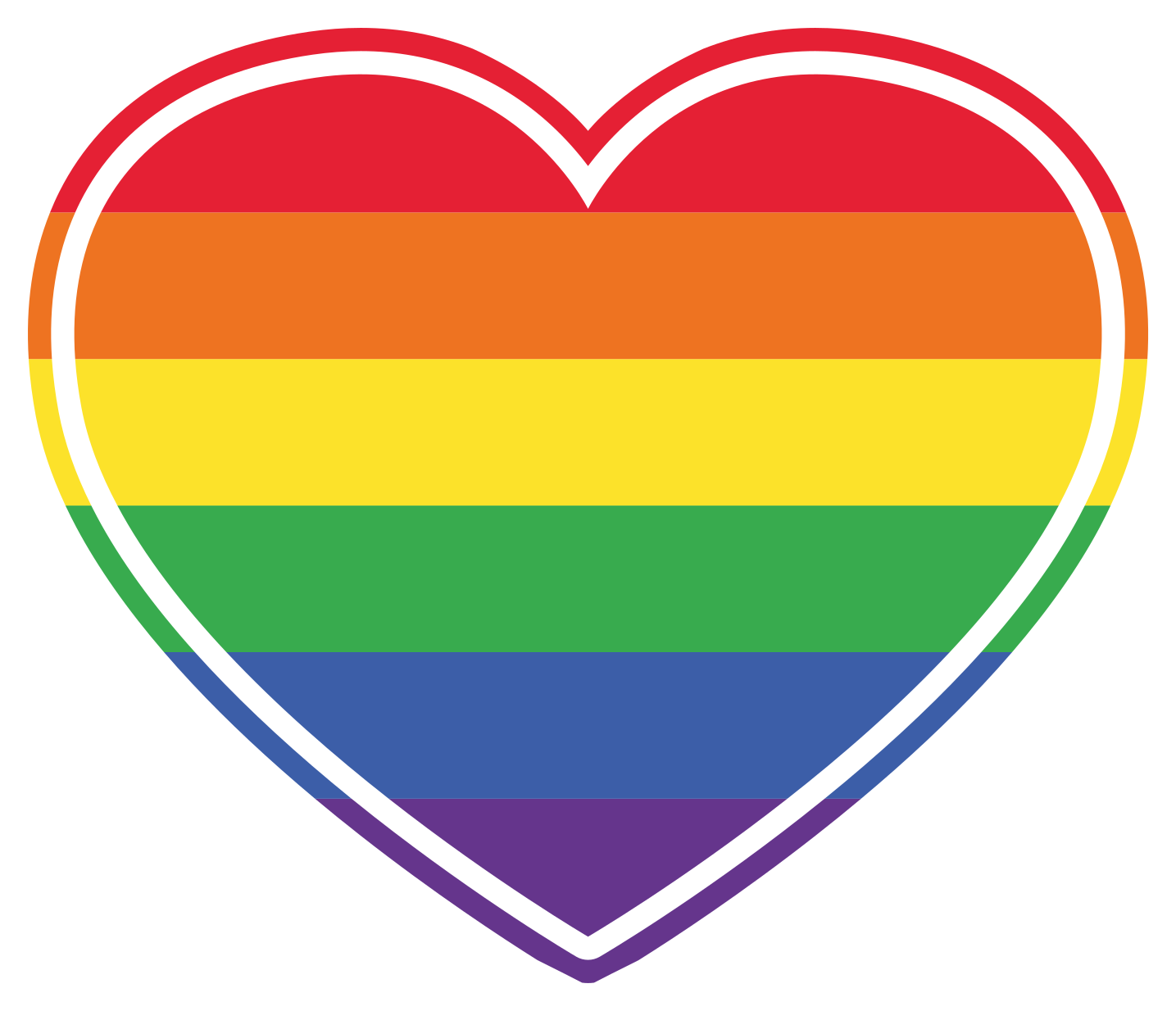 Dywan winylowy tekstura wzór tęczy serca - TenStickers