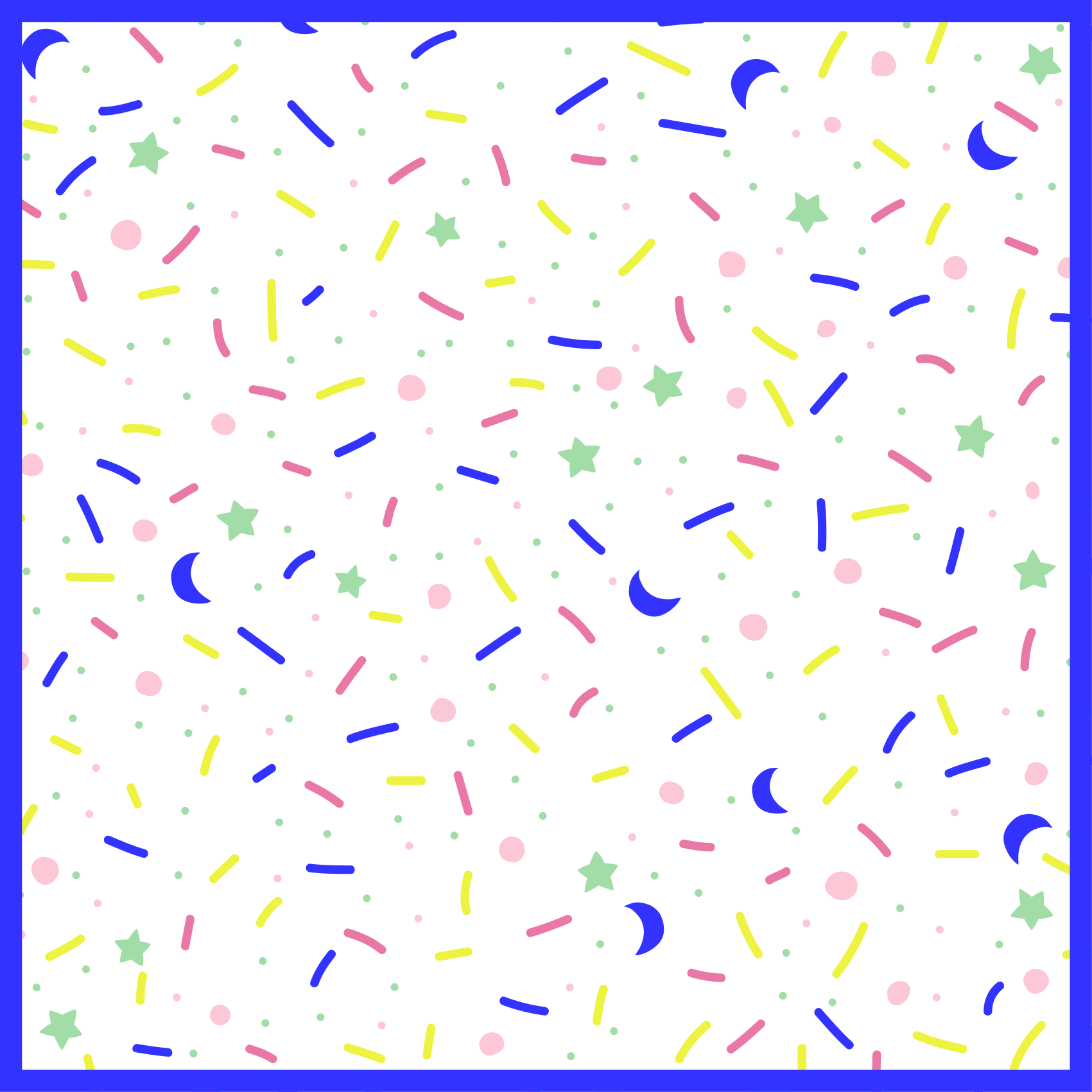 Dziecięcy dywan winylowy impreza kolorowe kształty - TenStickers