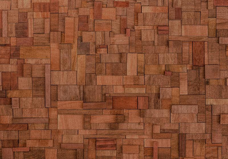 Dywan winylowy drewno wzór ciepłego bloku - TenStickers